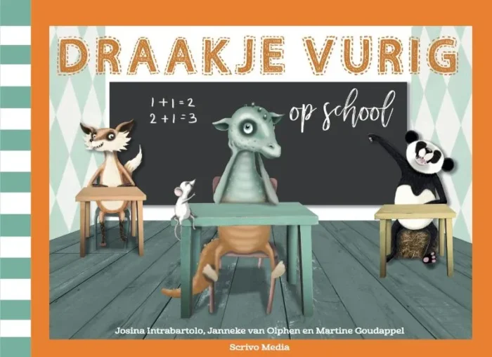 Draakje Vurig op school