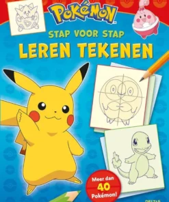 Pokémon™ stap voor stap leren tekenen