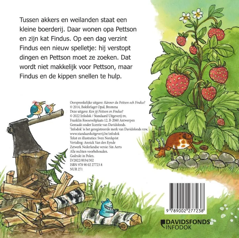 Pettson en Findus leren klokkijken | 9789002277238 Pettson en Findus leren klokkijken - Afbeelding 2