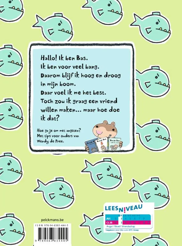 Bange Bas maakt een vriend | 9789463834445 Bange Bas maakt een vriend - Afbeelding 2
