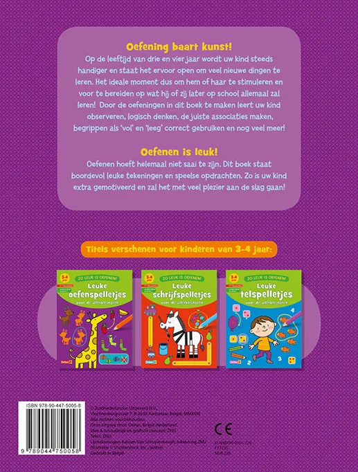 Leuke oefenspelletjes voor de allerkleinsten (3-4 j.) | 9789044750058 Leuke oefenspelletjes voor de allerkleinsten (3-4 j.) - Afbeelding 2