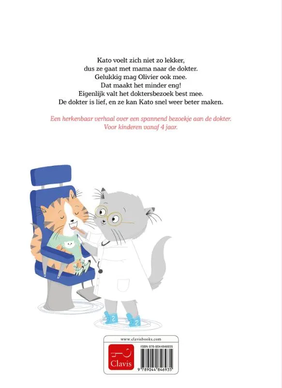 Kato gaat naar de dokter | 9789044846935 Kato gaat naar de dokter - Afbeelding 2