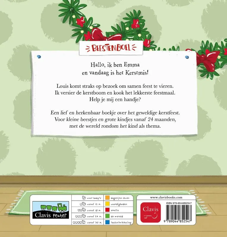 Emma viert Kerstmis | 9789044852547 Emma viert Kerstmis - Afbeelding 2