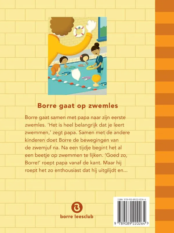 Borre gaat op zwemles | 9789089220264 Borre gaat op zwemles - Afbeelding 2