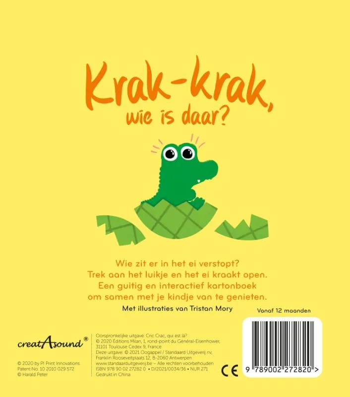 Krak-krak, wie is daar? | 9789002272820 Krak-krak, wie is daar? - Afbeelding 2