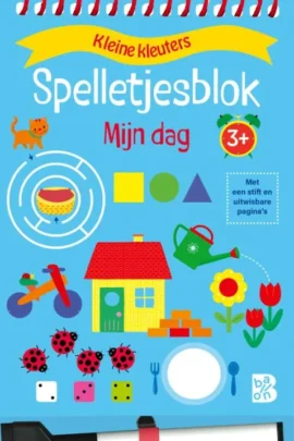 Spelletjesblok met viltstift 5+
