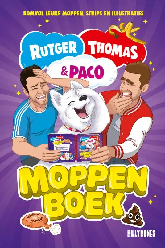Het Moppenboek van Rutger, Thomas en Paco | 9789030509882 Het Moppenboek van Rutger, Thomas en Paco