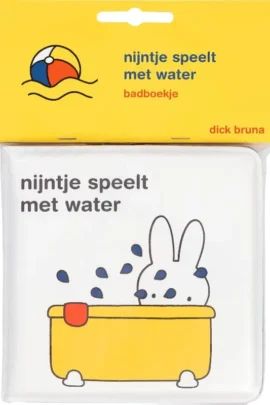 nijntje speelt met water