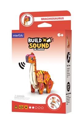 MierEdu 3D PUZZEL BUILD&SOUND: DINO / BRACHIOSAURUS | 9352801001917 MierEdu 3D PUZZEL BUILD&SOUND: DINO / BRACHIOSAURUS | 9352801001917
