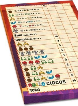 Alternative view of Rollo Circus a yatzee game