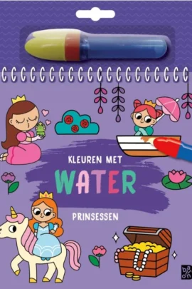 Kleuren met water voor de kleintjes