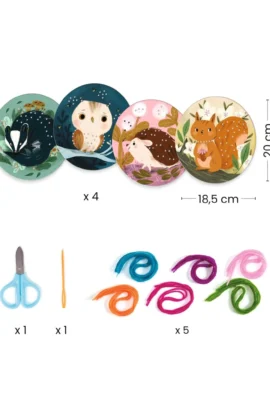 Stap voor stap rijgen met wol | 3070900000780