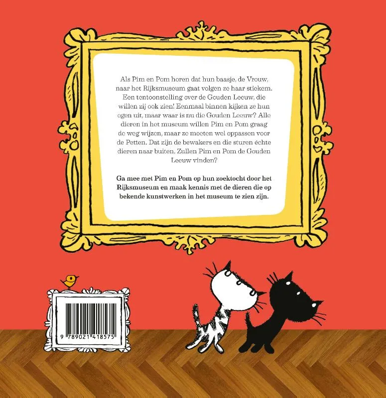 Pim en Pom in het Rijksmuseum | 9789021418575 Pim en Pom in het Rijksmuseum - Afbeelding 2