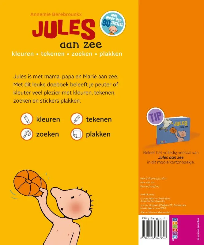 Doe mee met Jules aan zee | 9789055357260 Doe mee met Jules aan zee - Afbeelding 2