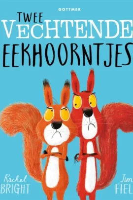 Twee vechtende eekhoorntjes