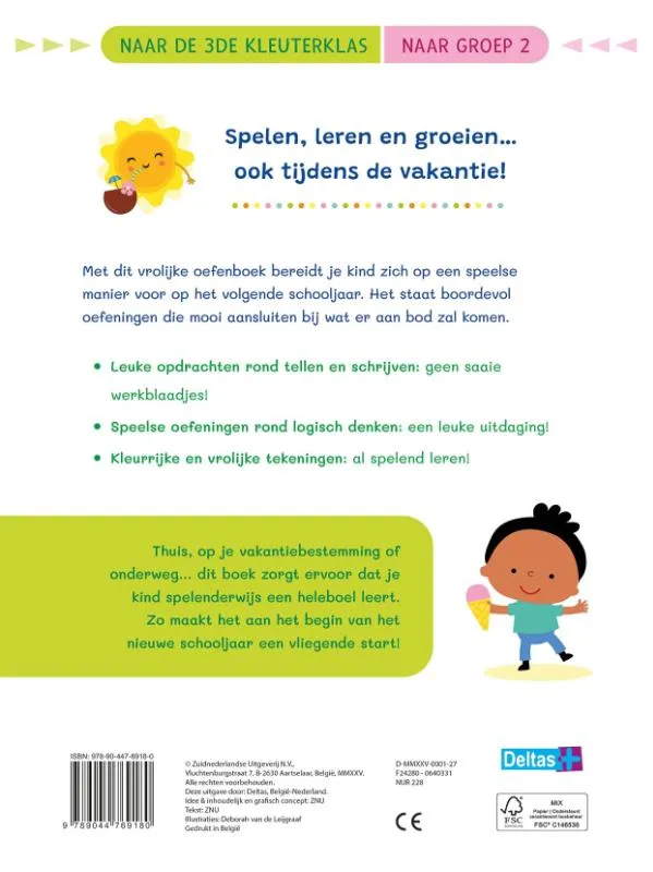Leuke tel- en schrijfoefeningen naar de 3de kleuterklas / naar groep 2 | 9789044769180 Leuke tel- en schrijfoefeningen naar de 3de kleuterklas / naar groep 2 - Afbeelding 2