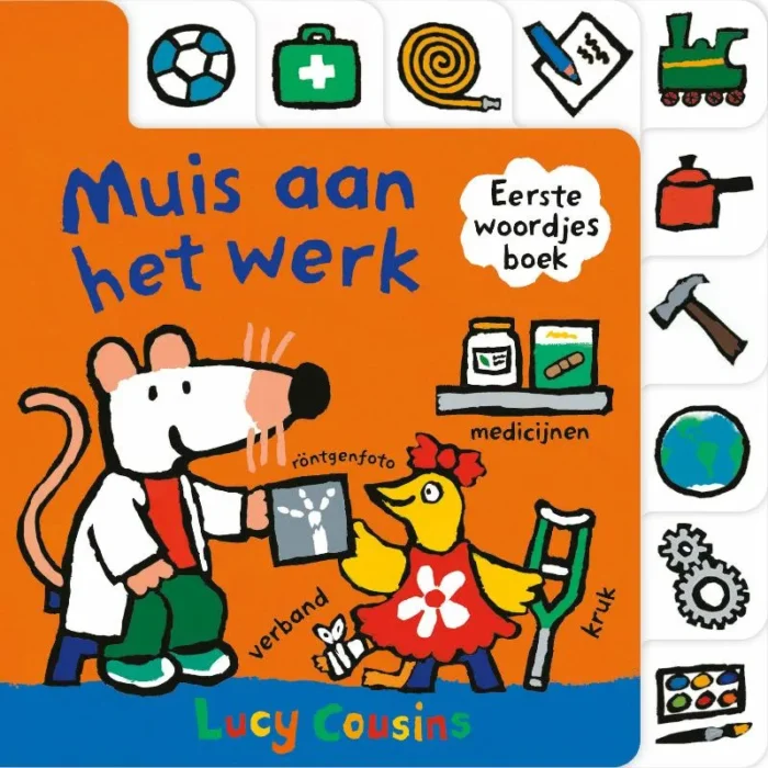 Muis aan het werk