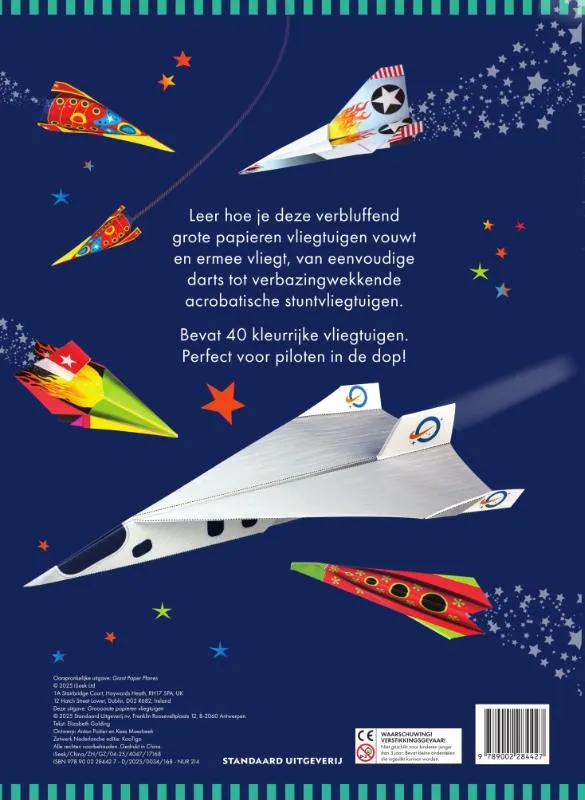 Grooooote papieren vliegtuigen | 9789002284427 Grooooote papieren vliegtuigen - Afbeelding 2