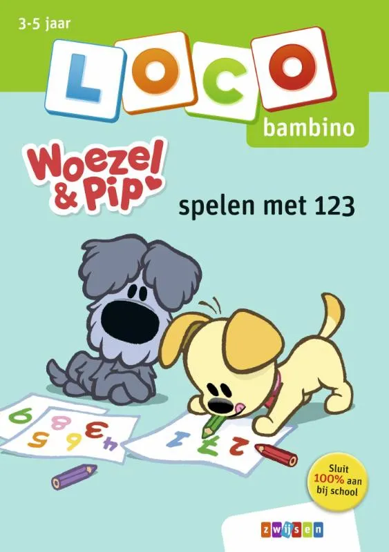 Loco bambino Woezel & Pip spelen met 123 | 9789048741540 Loco bambino Woezel & Pip spelen met 123