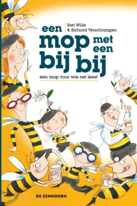 een mop met een bij bij