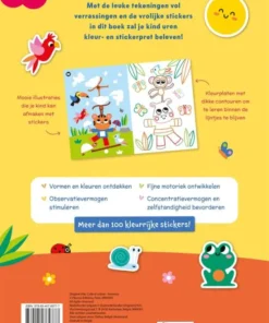 Kleur- en stickerpret Lieve dino's vanaf 3 jaar | 9789044769777