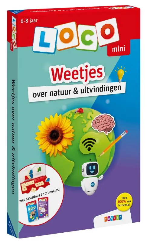 Loco mini Weetjes over natuur & uitvindingen 6-8 jaar | 9789048755950 Loco mini Weetjes over natuur & uitvindingen 6-8 jaar
