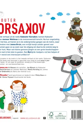 Alternative view of Kabouter Korsakov in de metro