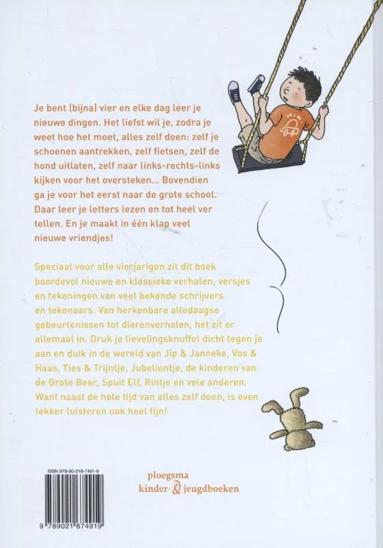 Het grote voorleesboek voor rond de 4 jaar | 9789021674919 Het grote voorleesboek voor rond de 4 jaar - Afbeelding 2