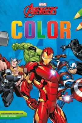 Marvel Avengers Color kleurblok / Marvel Avengers bloc de coloriage