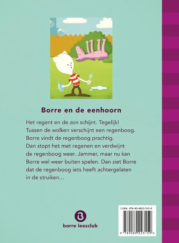 Borre en de eenhoorn | 9789089223159 Borre en de eenhoorn - Afbeelding 2