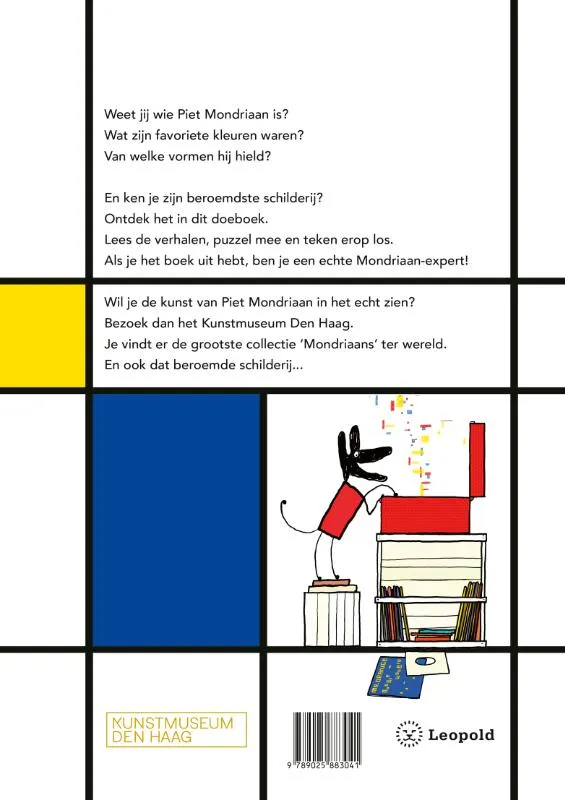 Doeboek Mondriaan | 9789025883041 Doeboek Mondriaan - Afbeelding 2