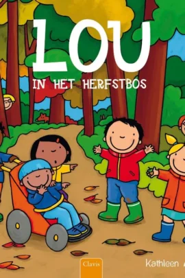 Lou in het herfstbos