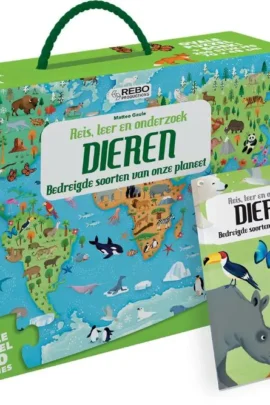 puzzel 200 stukjes en boek