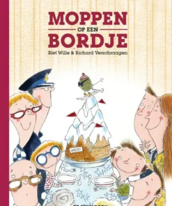 Moppen op een bordje
