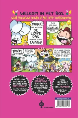 Alternative view of Bunnie vs Monkie en de terugkeer van de Lijpe Das