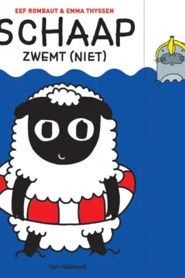 Schaap zwemt (niet)