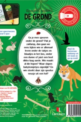 Alternative view of Speuren onder de grond + kartonnen zaklamp - Een uitdagend zoek- en (voor)leesboek