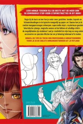Alternative view of Manga Leren tekenen - Van basistechnieken tot volledig uitgewerkte personages en figuren