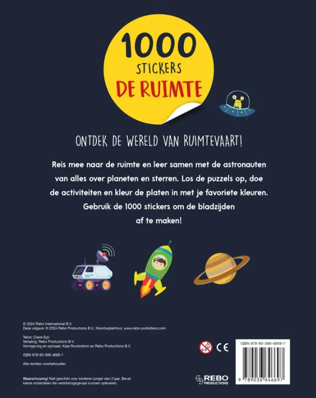 1000 stickers | 9789036646697 1000 stickers - Afbeelding 2