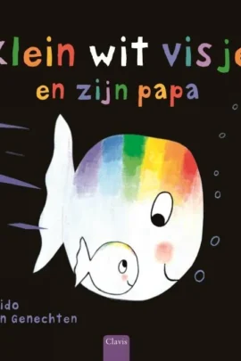 Klein wit visje en zijn papa