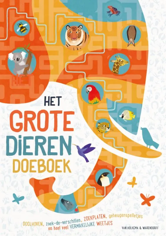 Het grote dieren doeboek | 9789000380589 Het grote dieren doeboek