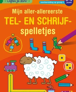 Oefen je slim! Mijn aller-allereerste tel- en schrijfspelletjes 3-4 jaar