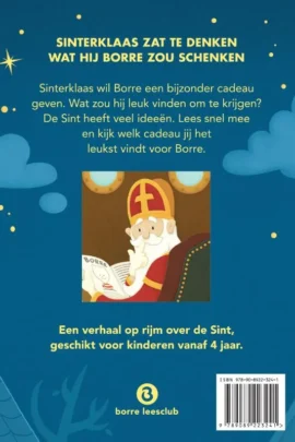 Alternative view of Sinterklaas zat te denken wat hij Borre zou schenken