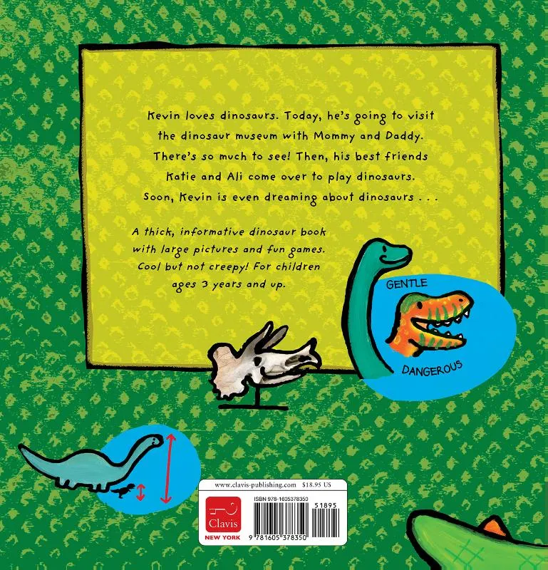 Hello Dino! Kevin's Book of Dinosaurs | 9781605378350 Hello Dino! Kevin's Book of Dinosaurs - Afbeelding 2