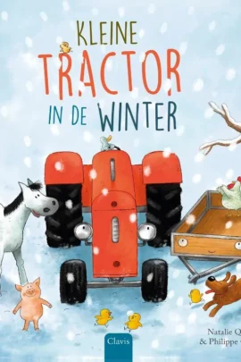 Kleine Tractor in de winter