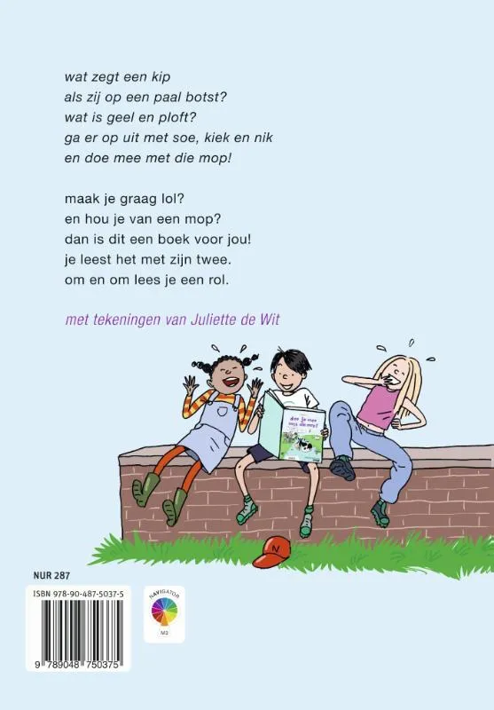 Doe je mee met die mop? | 9789048750375 Doe je mee met die mop? - Afbeelding 2