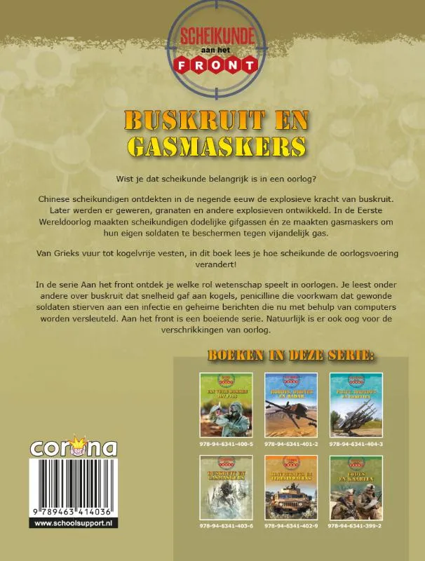 Buskruit en gasmaskers | 9789463414036 Buskruit en gasmaskers - Afbeelding 2