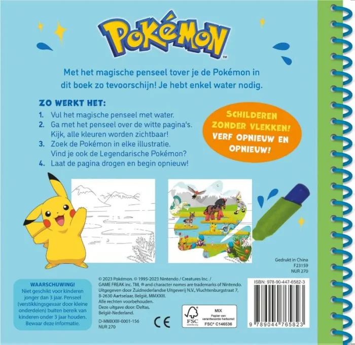 Pokémon Schilderen met water deel 1 (groen) - Afbeelding 2