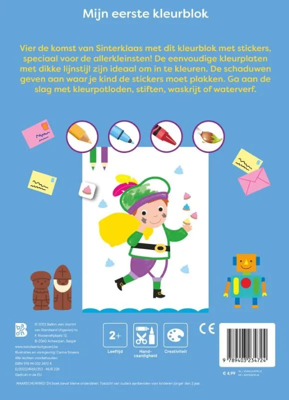 Dag Sinterklaas! Kleuren en spelen | 9789403234724 Dag Sinterklaas! Kleuren en spelen - Afbeelding 2