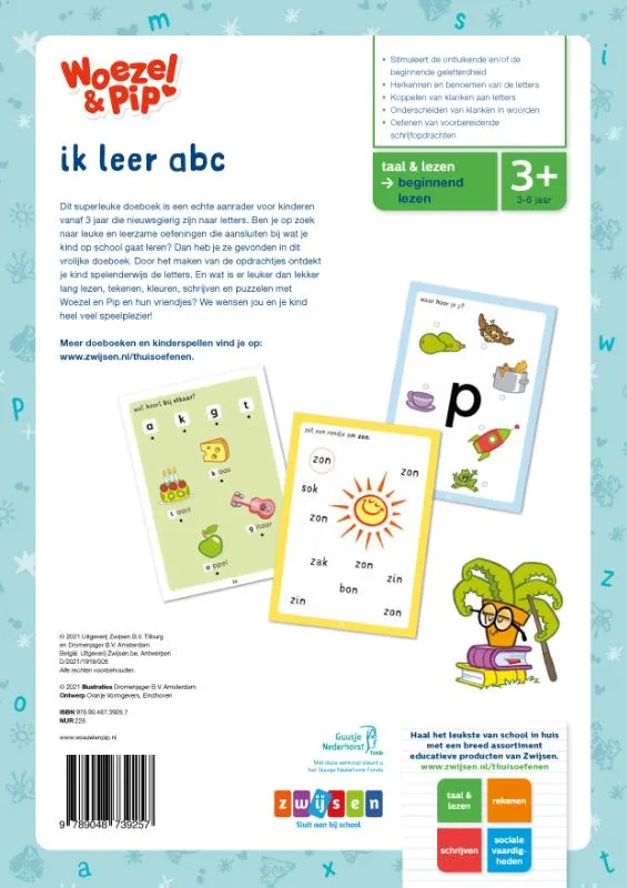 Woezel & Pip ik leer abc | 9789048739257 Woezel & Pip ik leer abc - Afbeelding 2